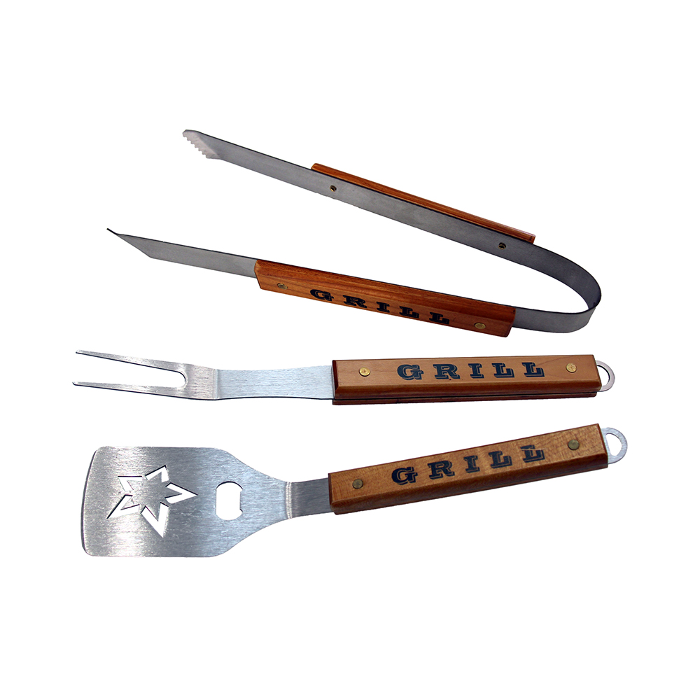 Pemegang kayu garpu BBQ