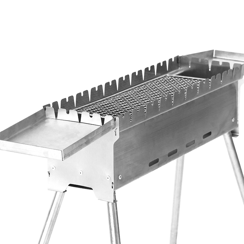 Grill Barbeku Biasa Segiempat Keluli Tahan Karat