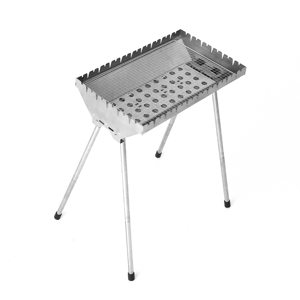Grill Barbeku Biasa Keluli Tahan Karat Melebar