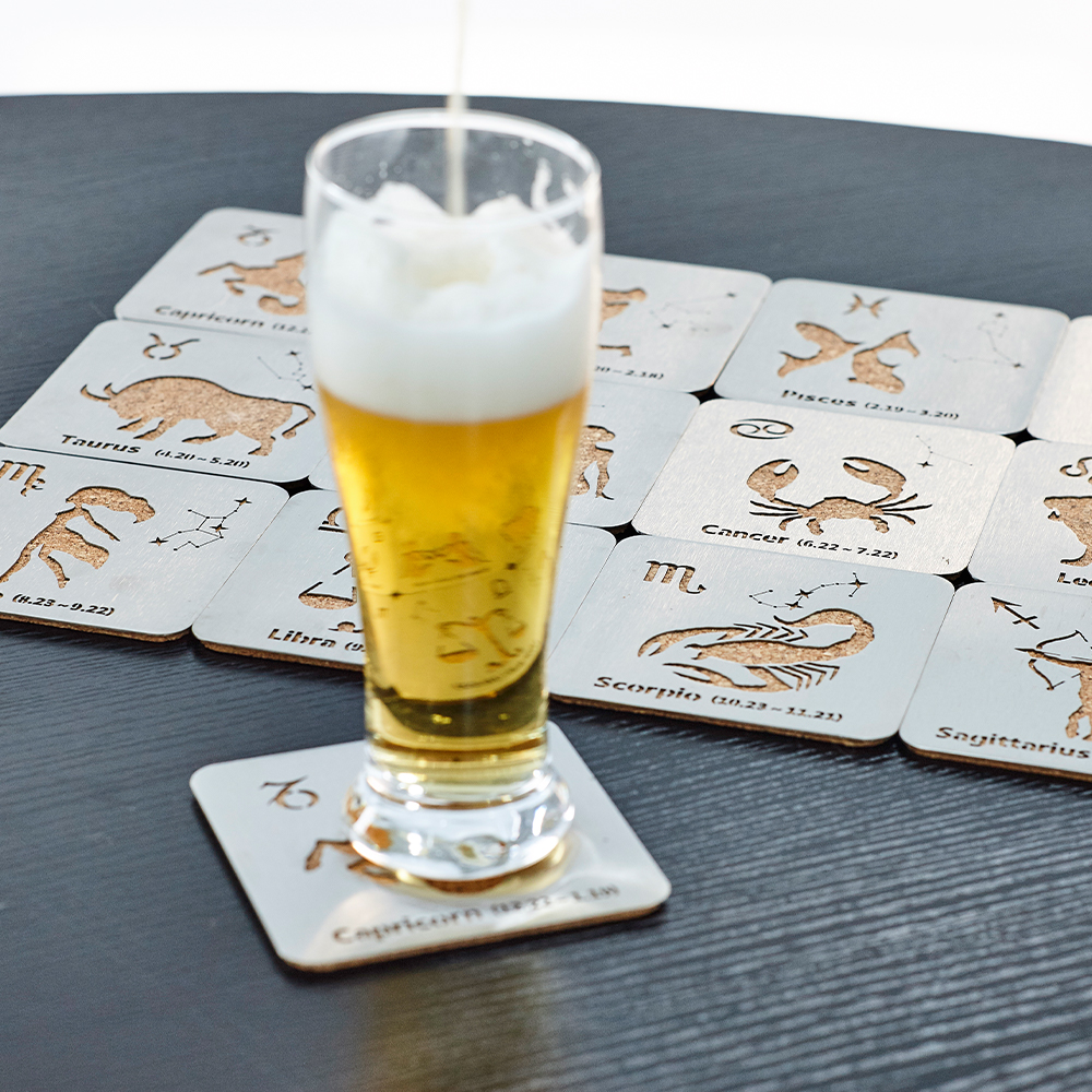 Coaster penebat haba keluli tahan karat